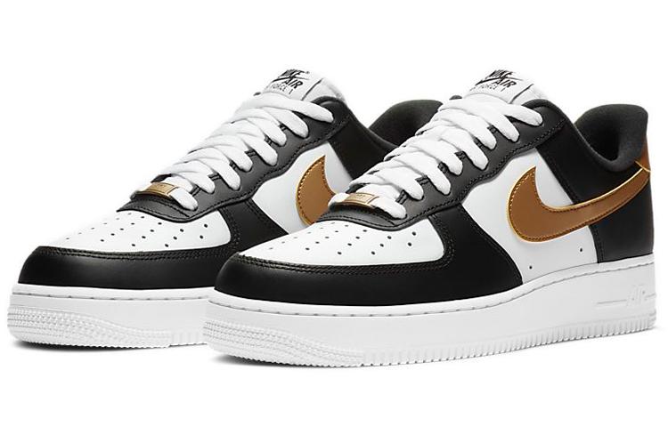 Nike Air Force 1 Low Black White Metallic Gold CZ9189-001