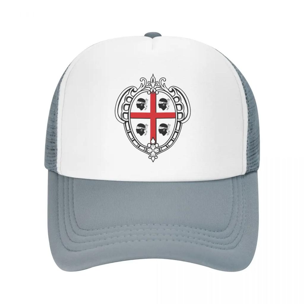 Custom Punk Coat Of Arms Of Sardinia Flag Baseball Cap Adjustable Italy Sardegna Trucker Hat PerforUnisexce Snapback Dad Hat