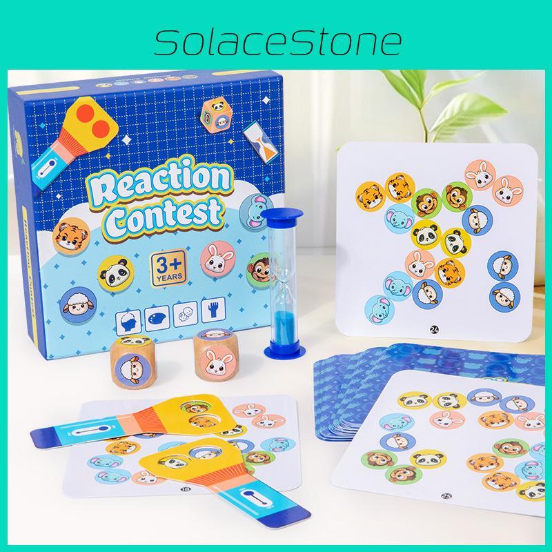 Reaction Competition Game Card Children Puzzle Toy For Kids With Focus Training And Parentchild Interaction