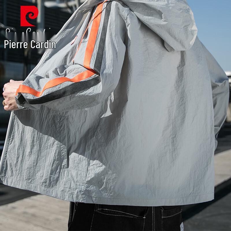Pierre Cardin Men s Lightweight Hooded UV Protection Sun Jacket 4XL