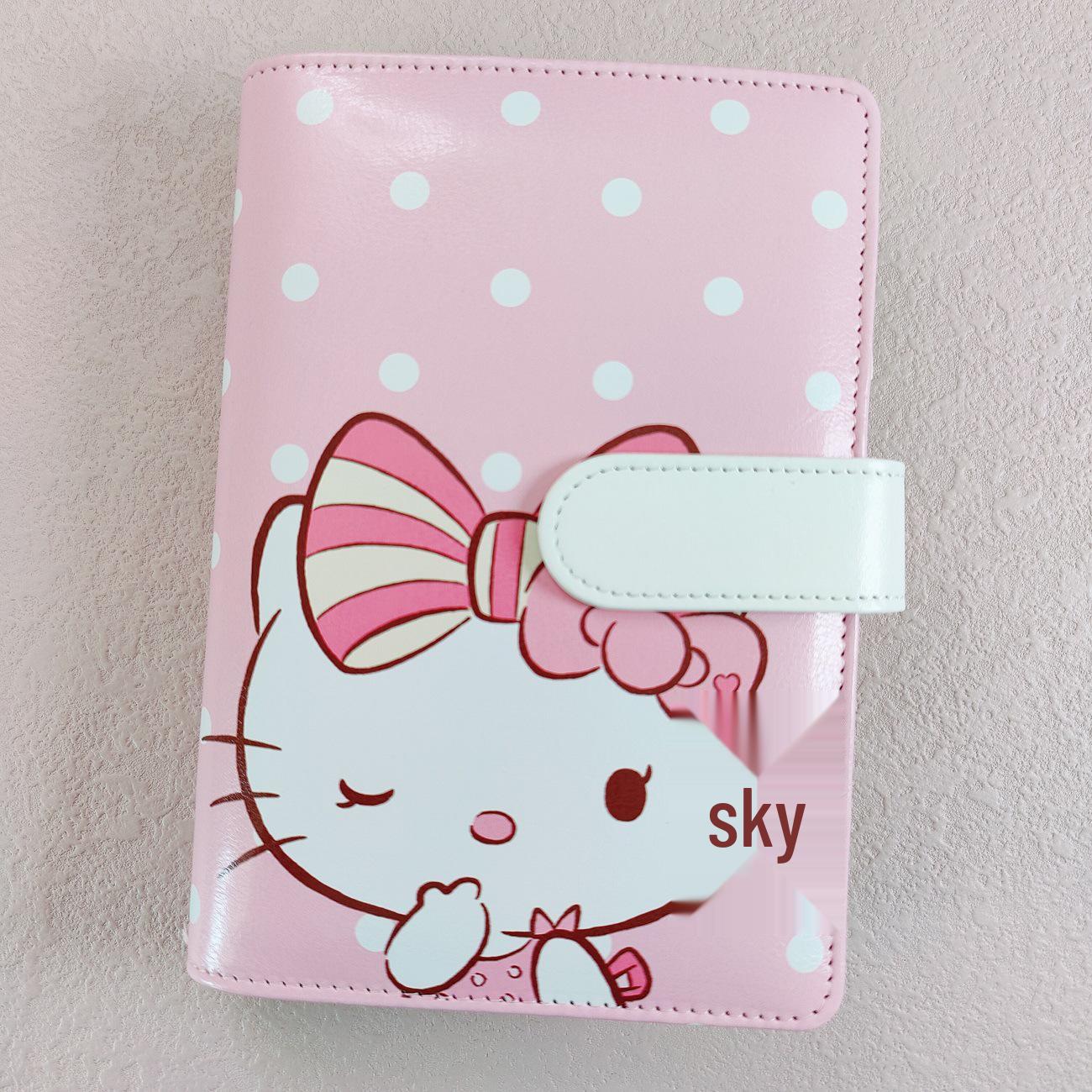 A6 Loose-leaf Macaron Diary Set: Cute Girly Heart Notebook & Leather Stationery