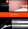 PVC Edge Banding Hole Punch Tool with 8mm Puncher & Guide Screw for Drywall Nail Concealing