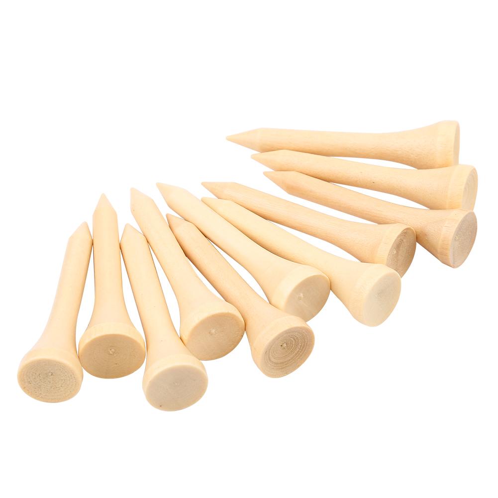 Wooden Environment Friendly Golf Tees 100pcs 1 Pack (4.2cm)