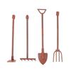 1:12 Dollhouse Mini Shovel Hoe And Pitchfork Farming Tools Fairy Garden Tool