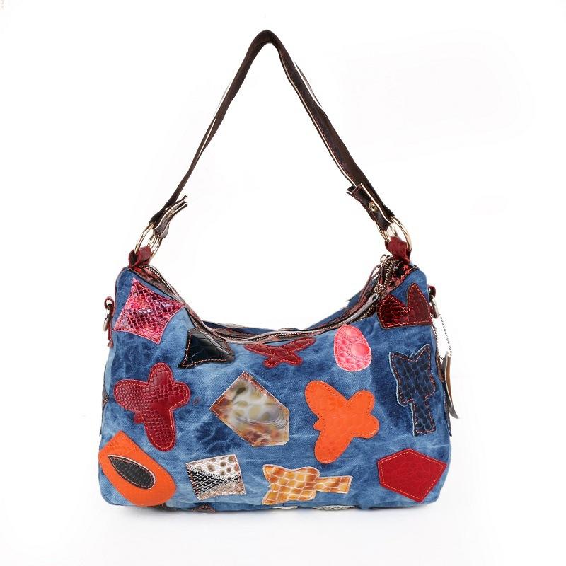 Сумки Женские И Женские Сумки Сумки Через Плечо Из Овчины Повседневные Портативные Пэчворк Сумки На Плечо Сумки Под Мышку