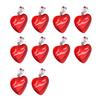 Heart Shape Pendant Necklace Charm 20mm Love Heart Shaped Pendant Jewelry Accessory for DIY Crafts Necklaces Bracelets Key Chains