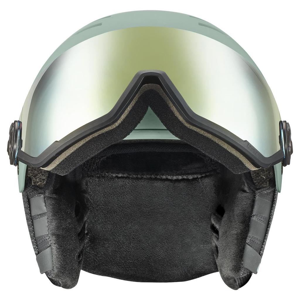 uvex Visor Glasses Size Wanted Visor cm Ski/Snowboard Helmet, Compatible, Dial-Type Adjustment, / 58-61