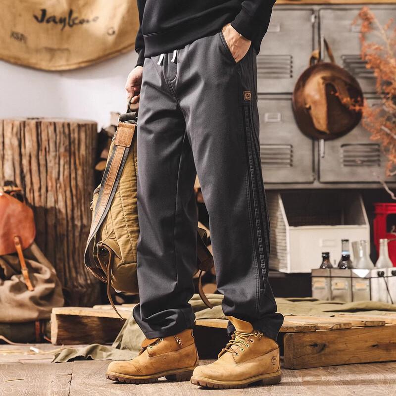 Men's American Retro Loose Straight Casual Pants