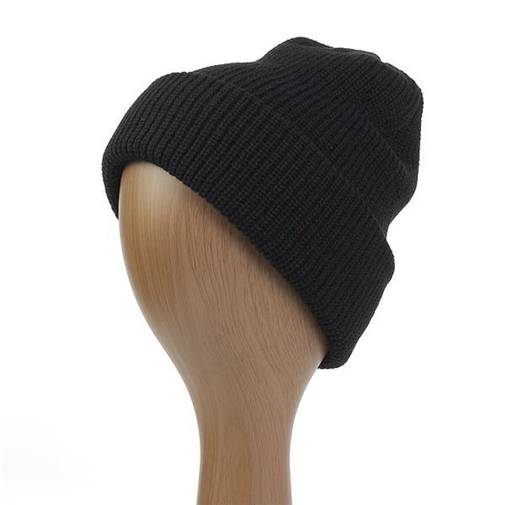 Basic Knit Beanie (Black)