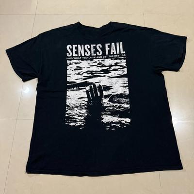 Seltenes Senses Fail Band Emo Post Hardcore T-Shirt ZL452