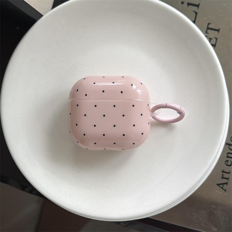 Korean simple polka dot AirpodsPro1 earphone case for Apple 1/1/1/1st generation wireless Bluetooth case