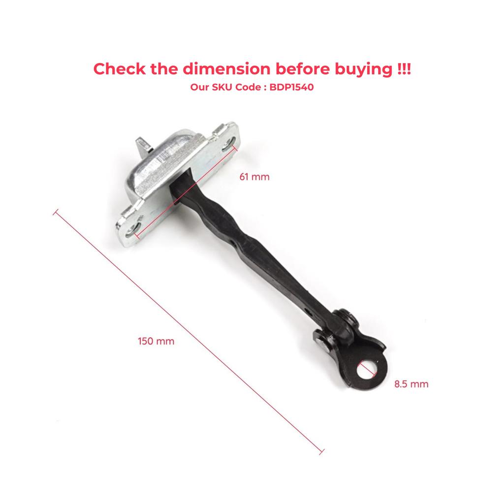 EDP1540 Front Door Stop Check Assy Limiter Strap for Hyundai Accent MK4 RB RC 2011-2018 4/5 Door 79380-0U000