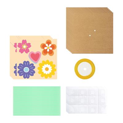 Flower Bouquet Craft Kit DIY Gift Unique Flower Paper Craft Make Your Own Floral Bouquet for Valentine School Activities Home