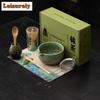Green Tea Set Complete Set Handmade Whisk Grinder Brushes Bamboo Chasen Japanese Matcha Set Kit Tea Maker Tea Ordering Tools