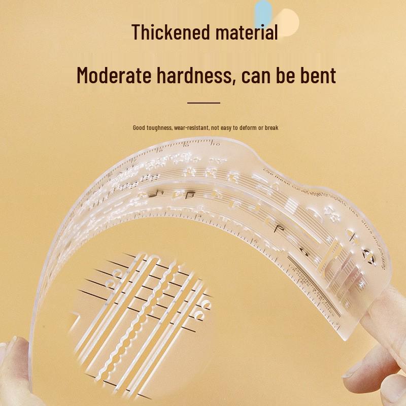 ROCKHOUSE Musiktheorie-Lineal: Notenschrift & Leseführer