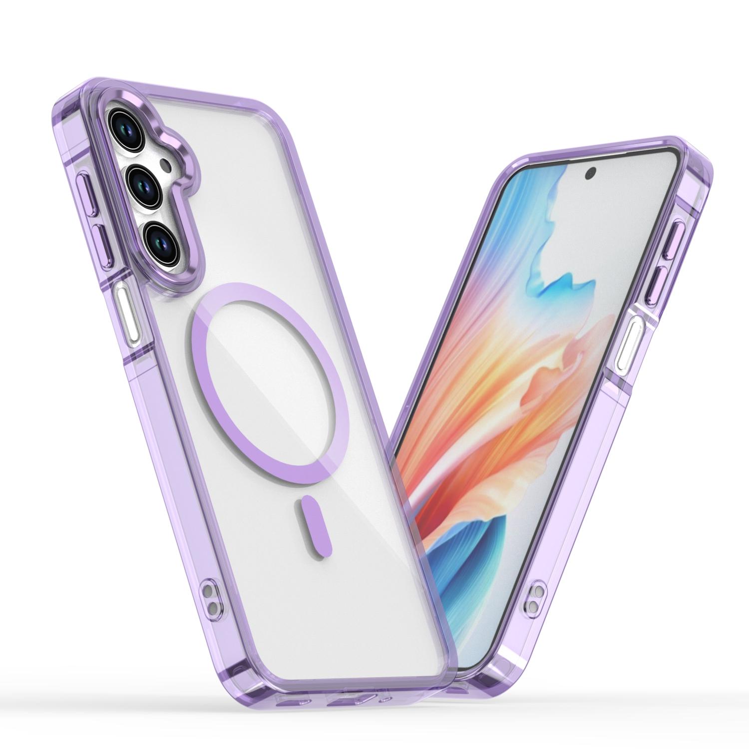 

for Galaxy A25 A05 A05S Clear Magnetic Case,Compatible MagSafe Shockproof Protection Cover For Samsung Galaxy A55 A35 5G,A15 PC TPU&just case&Galaxy A55