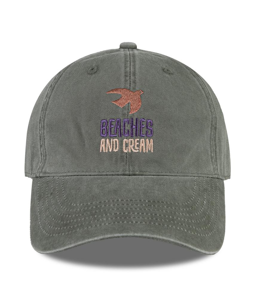 Bichiseuaenkeulim Seagull Cation Ball Cap-Khaki