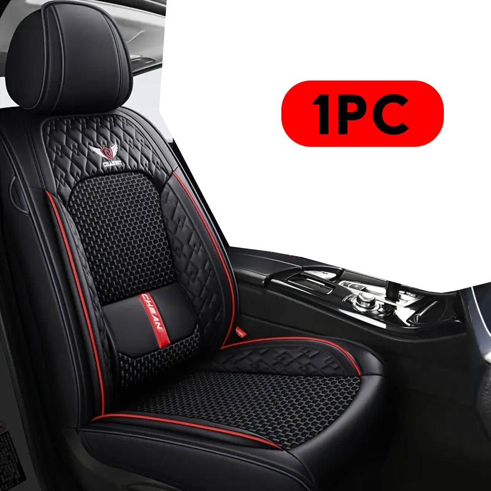 1/2PCS Full Seat Breathable PU Leather Breathable Luxury Car Seat Covers High-Quality Waterproof Scratch-Resistant Universal Car