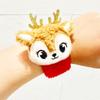 Christmas Plush Snap Bracelet - Festive Wrist Decor