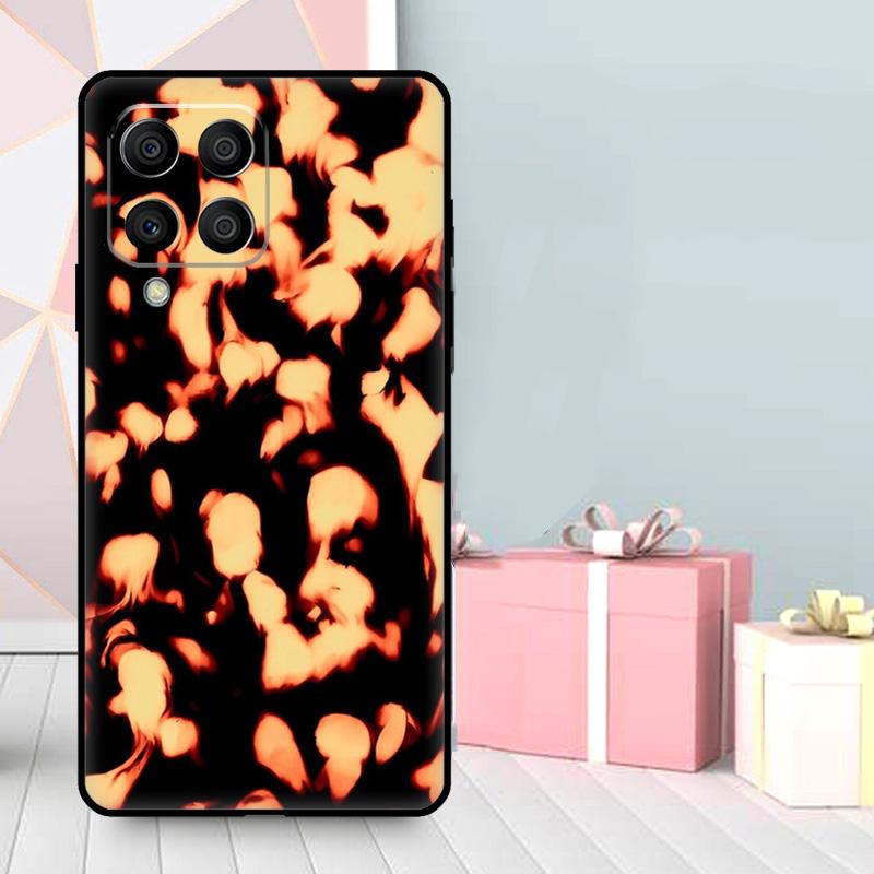 Vintage Tortoise Shell Case For Samsung Galaxy M56 M52 M32 M53 M16 M11 M21 M31 M35 M12 M13 M14 M15 M36 M55 M34 M54