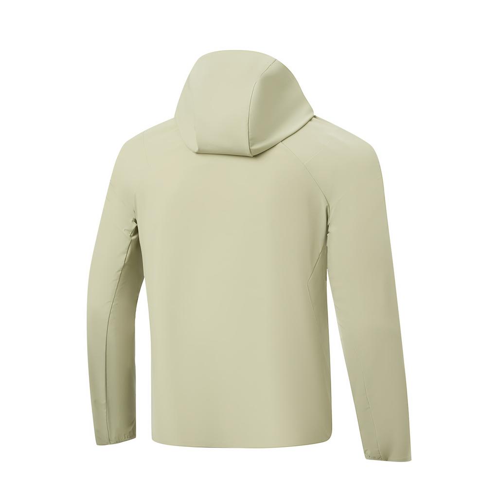 Li Ning Honor Gold Standard Solid Color Soft Zip Up Hooded Versatile Jacket Men jackets AJDW141-3