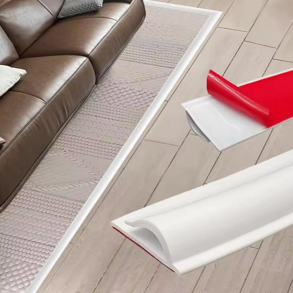 1PC 3meters/118.11in Transition Edge Strip, Carpet Edge Strip, Floor Edge Strip Rough Edged Floor Edging Strip, Easy To Install