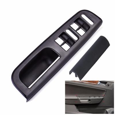 DWCX 3B1867171E Siyah Pencere Anahtarı Kontrol Paneli Çerçeve + Kapı Kolu Trim Fit VW Volkswagen Passat B5 Golf Jetta Bora
