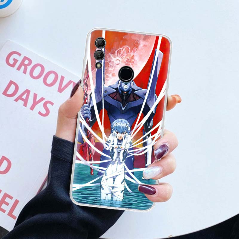 

Чехол для телефона Huawei P Smart Z Y5 Y6 Y7 Y9S с изображением аниме Evangelions из ЭВА, мягкий чехол Honor 10 Lite 8A 8S 8X 9X 9 20 Pro 2019 2021 Honor 10i20i