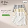 Oudifen Women's Breathable Cotton Boxer Briefs with Silk Crotch