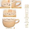 300ML Cute Ceramic Cat Coffee Mug with Lid for Cat Lovers,Funny Novelty Cat Breakfast Mugs for Friends Gift