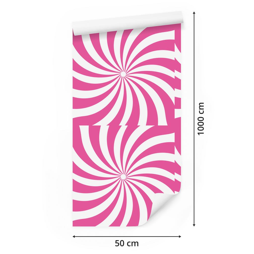 Hippie background wallpaper powder pink, white and purple 50x1000