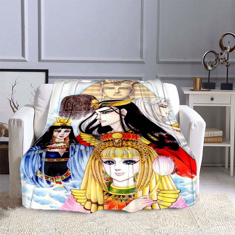 Daughter of the Nile Flannel Blanket, Perfect for Autumn Warmth, Suitable for Children and Adults, Home Décor, Shaw