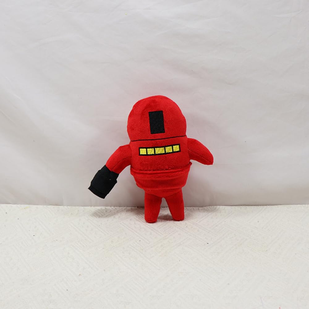 REPO Pluszowa Zabawka, Potwór z Gry, Prezent z Postacią, Prezent dla Fanów Gry o Potworach (Czerwony)