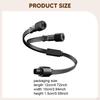 Outdoor Lights Extension Cable Cord Plug and Play Portable Versatile Y Splitter for Light
