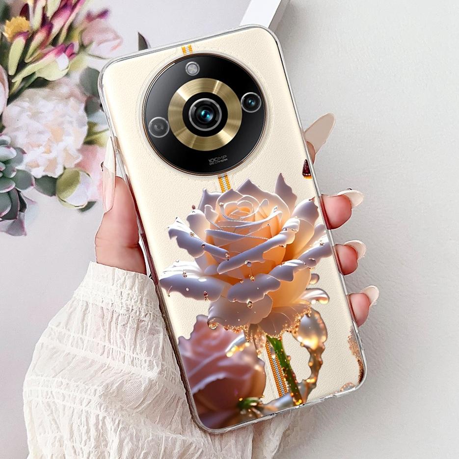 For Realme 11 Pro Case RMX3771 New Luxury Painted Cover Soft Slim Phone Case For Realme 11 Pro Plus Realme11 Pro+ RMX3740 Fundas