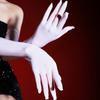 Women'S Five-Finger Glossy Silk Stockings And Gloves, Aurora Hand Stockings, Sexy And Erotic, Horse Oil White Stockings, Black S