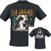 Hysteria Tour Bandfoto Def Leppard Band T-Shirt Baumwolle Grafik-T-Shirt Herren Damen Sommer Streetwear