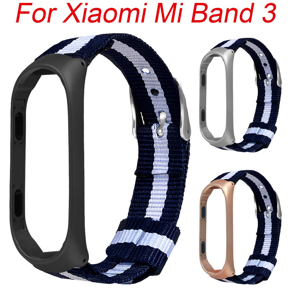 LuXury Nylon Ultrathin Metal Wristband Strap Watch Band For Xiaomi Mi