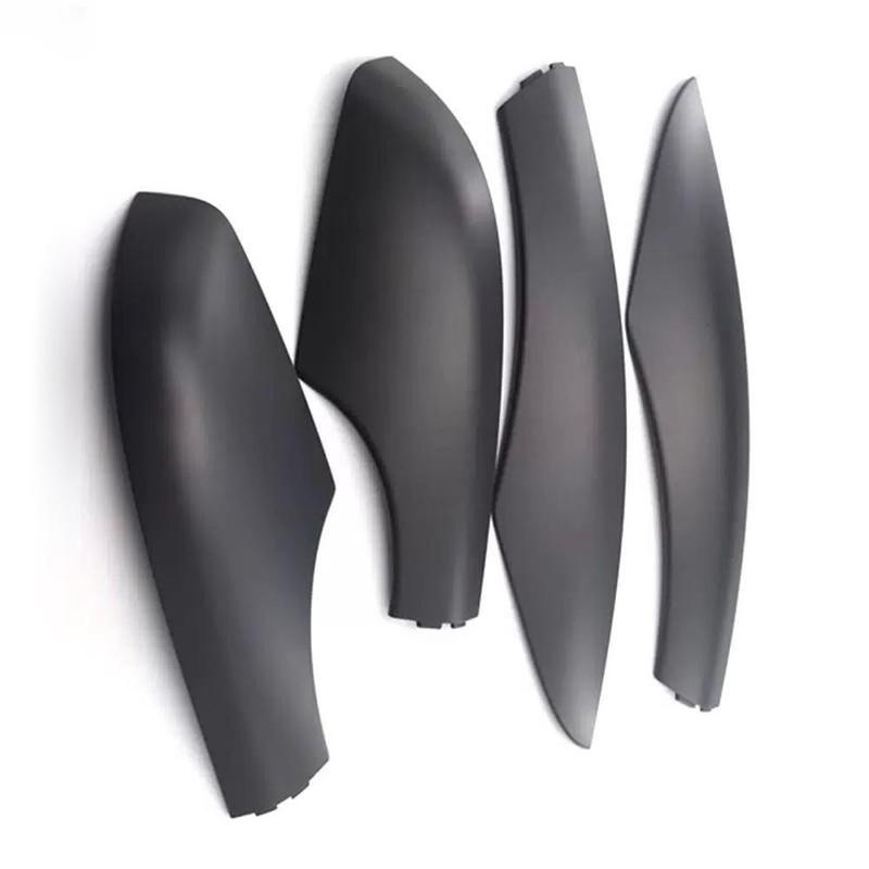 4pcs Front Rear Roof Rail End Cap For SKODA 2009-2018 5LD860146 5LD860145 Roof Luggage Bar Rail End Shell Cover Replacement