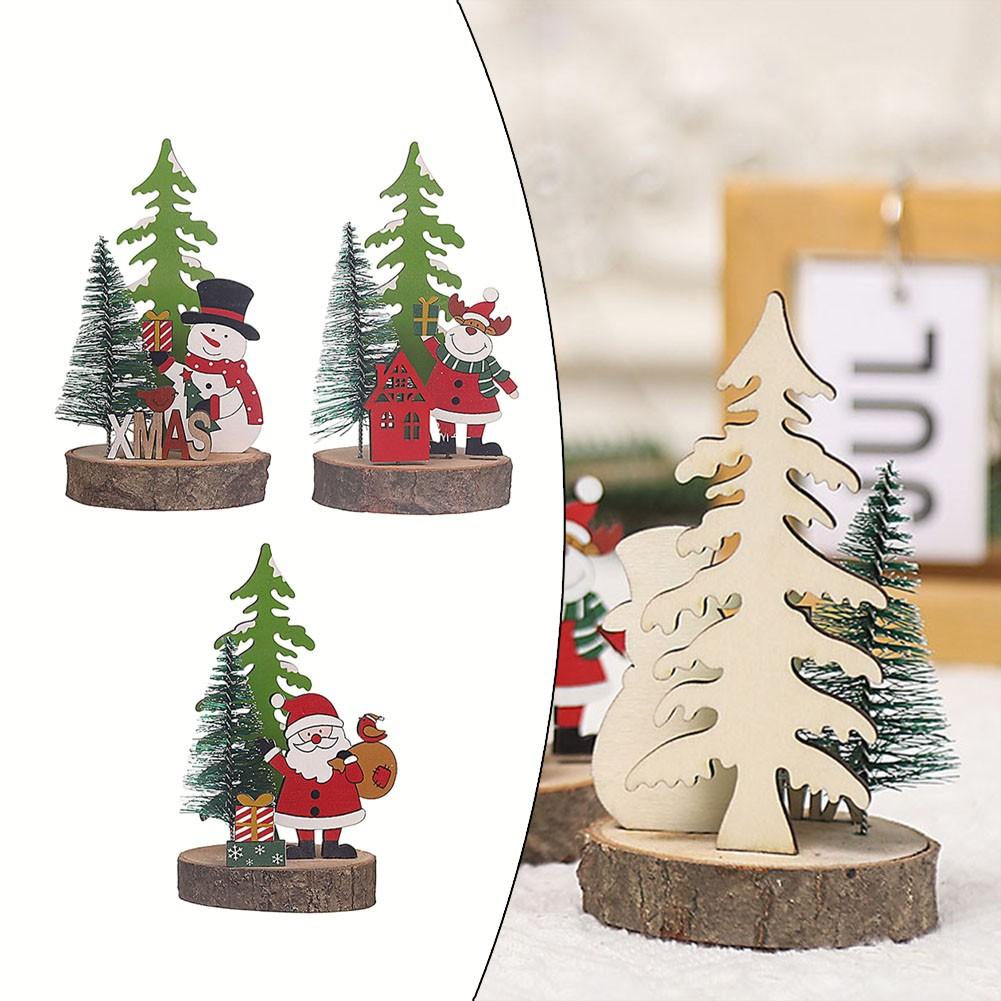 Christmas Wooden Decorations Creative Desktop Decoration