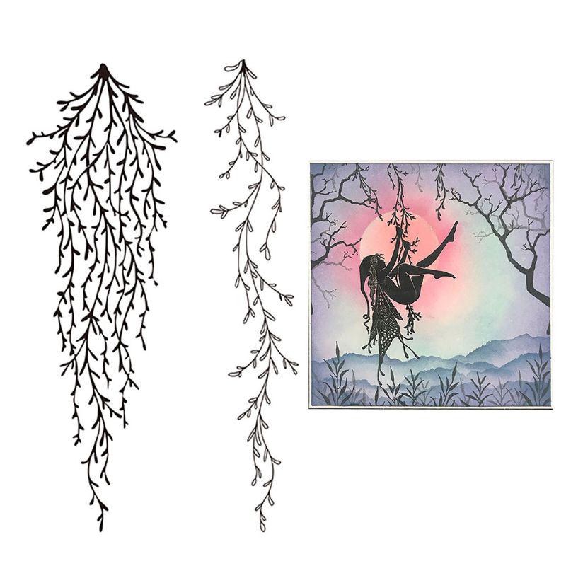 Buy Tree Vine Silicone Clear Seal Stamp DIY Scrapbooking Embossing ...