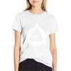 PD (ytb) Theta-Delta Therian Symbol WHITE T-shirt Summer Clothes Tops Women's Clothing