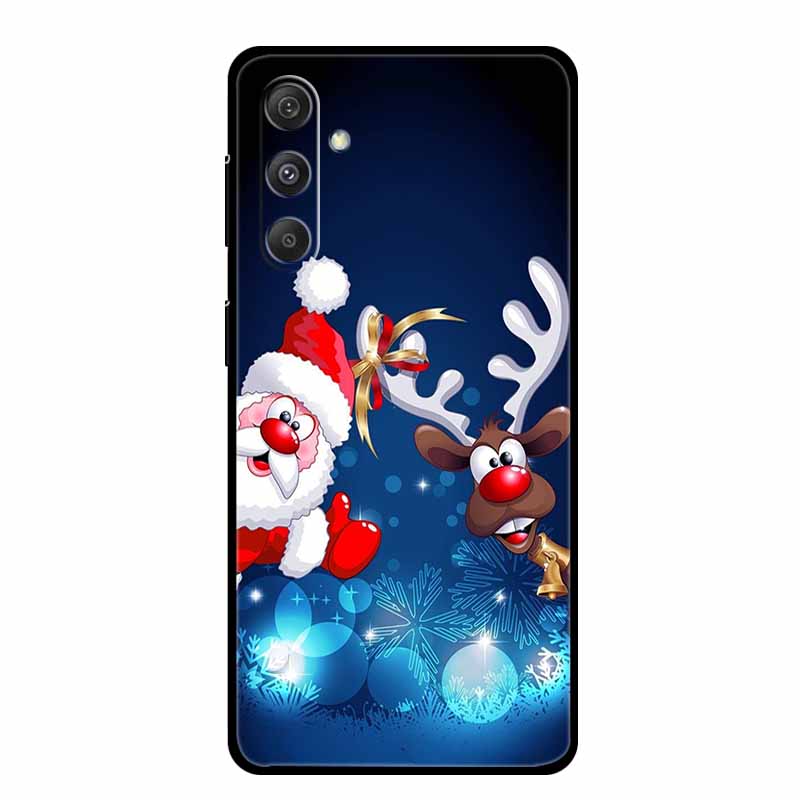Christmas Case For Samsung Galaxy S24 S25 5G Cases Soft Silicone Bumper for S24 S25 Plus S23 FE S24 FE S25 FE 5G Protector Shell
