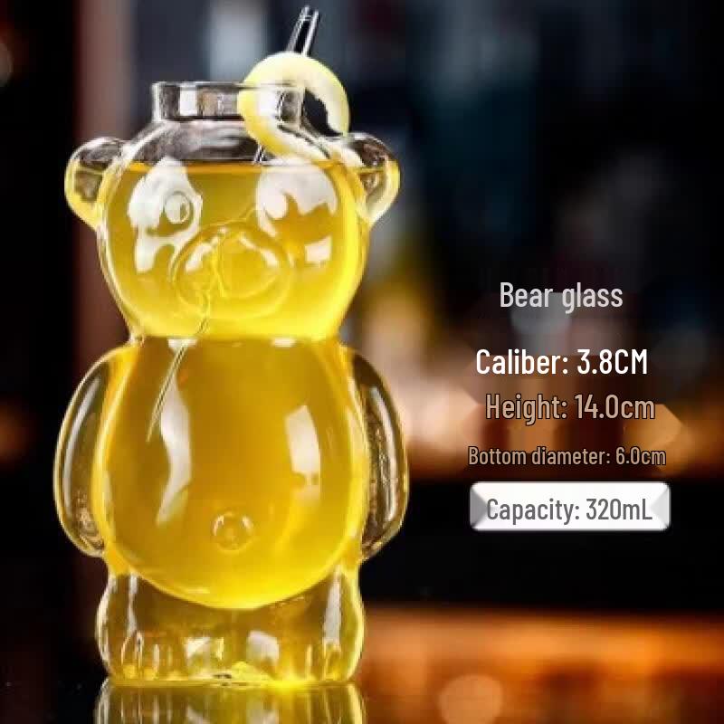 Little Bear Glass Cup Set