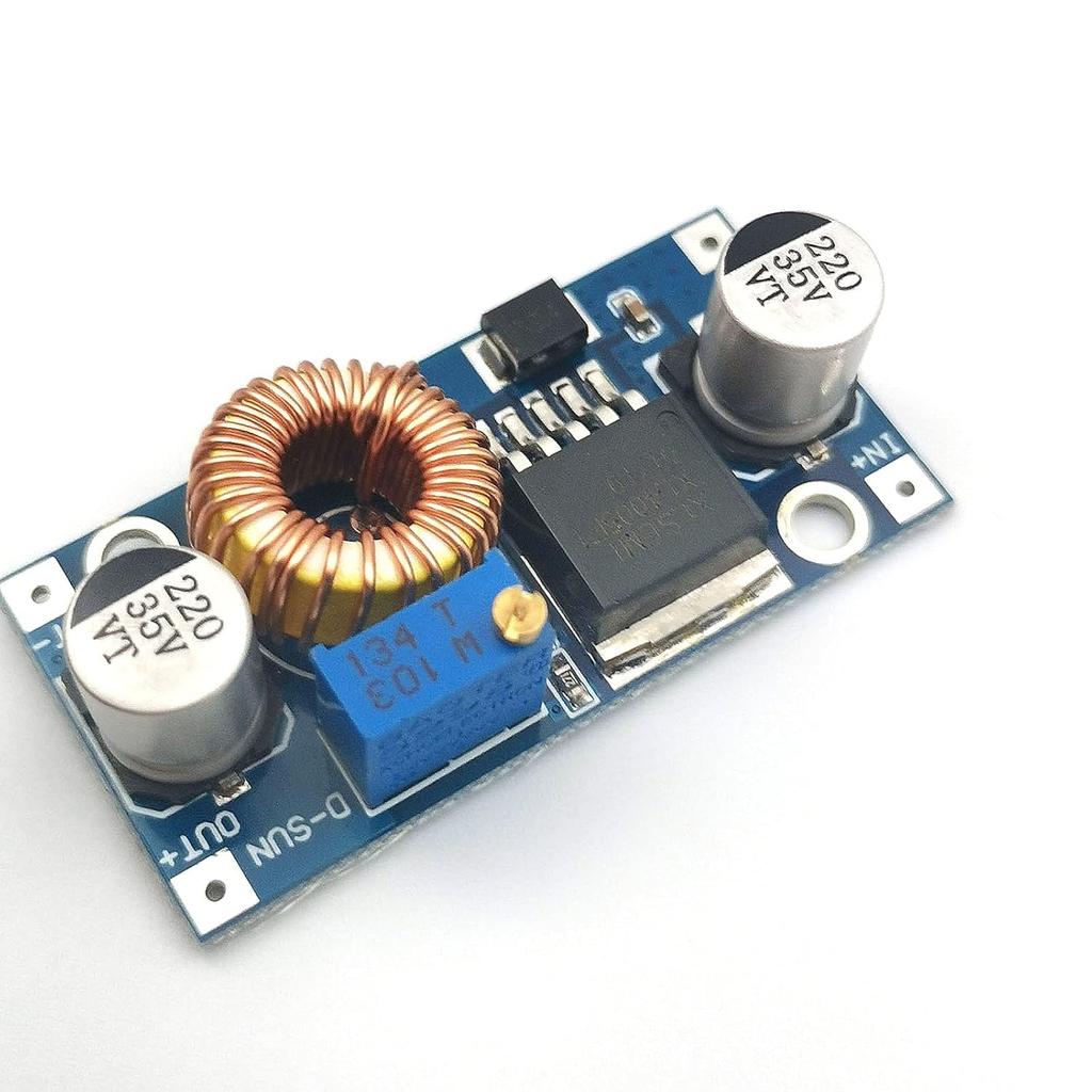 KIRO&SEEU XL4005 DSN5000 Beyond LM2596 DC-DC Adjustable Step-Down Power Supply Module 5A High Current High Power