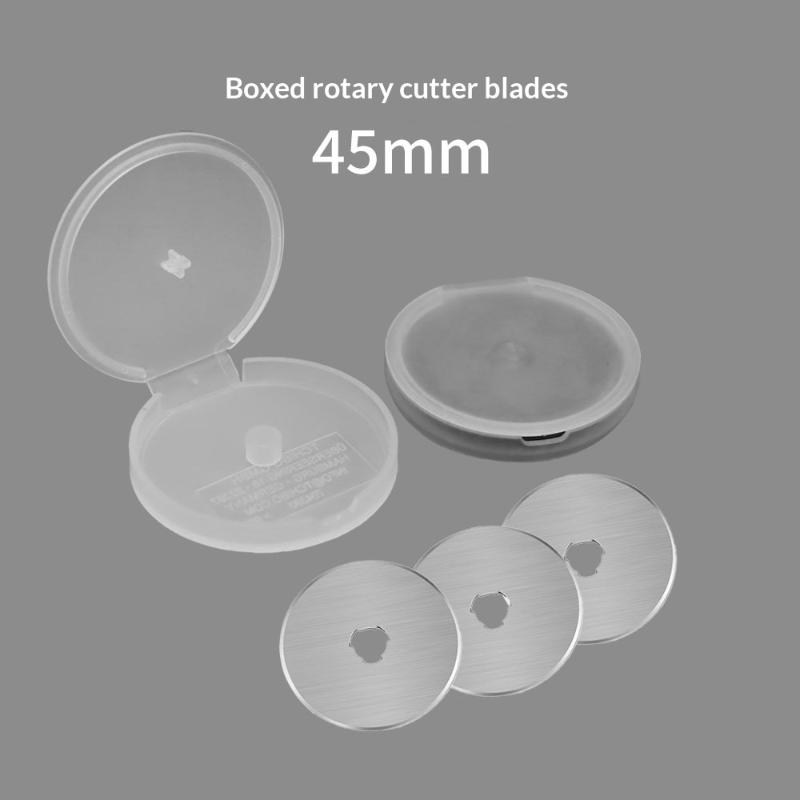 3/5/15Pcs 45Mm Rotary Cutter Blades Sharp And Durable Blades With Clear Scale For Quilting Sewing Crafting And Fabric Leather Cu