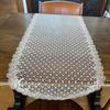 Vivienne Fleur En Reve Series Lace Embroidered Table Runner/Tablecloth (WK2410L4) - Beige Table Center 40x110cm