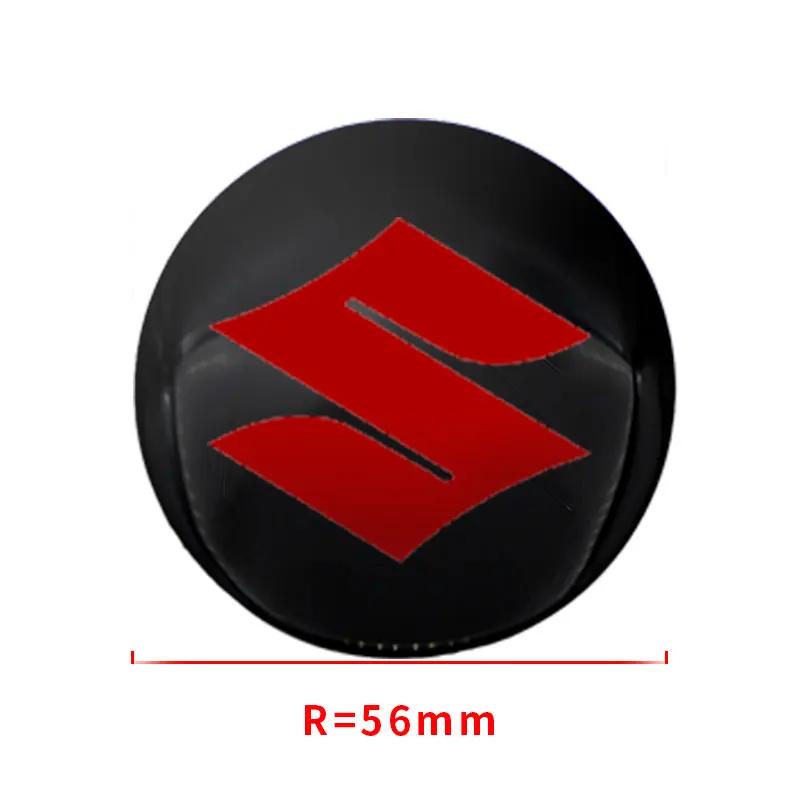 4Pcs Car Emblem Wheel Rims Center Hub Caps Car Accessories For Suzuki Swift Sport Jimny Grand Vitara Alto SX4 Samurai Across