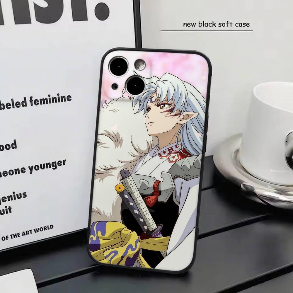 Retro Anime I-Inuyasha Phone Case Silicone Soft For IPhone 17 Air 16 15 14 13 12 11 Plus Pro Max Plus