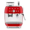 Espresso Coffee Machine - SMEG - EGF03RDEU - 20 Bars - 1650 Watts - Integrated Grinder